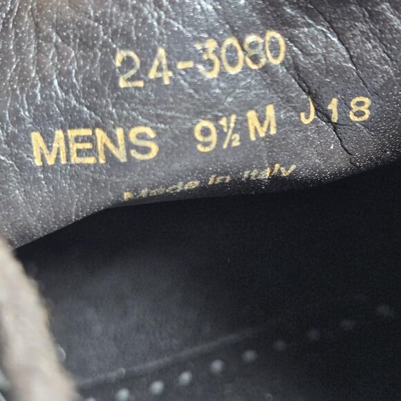 Johnston & Murphy Cormac Oxford Mens 9.5 M Mahogany Woven Italian Calfskin Shoes main image 10